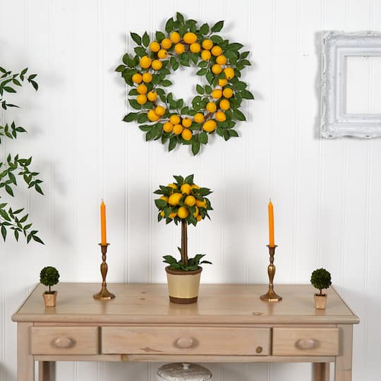 24” Lemon Wreath